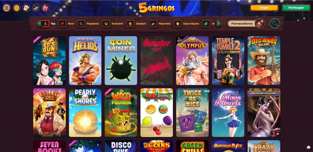 5Gringos jogos mais populares