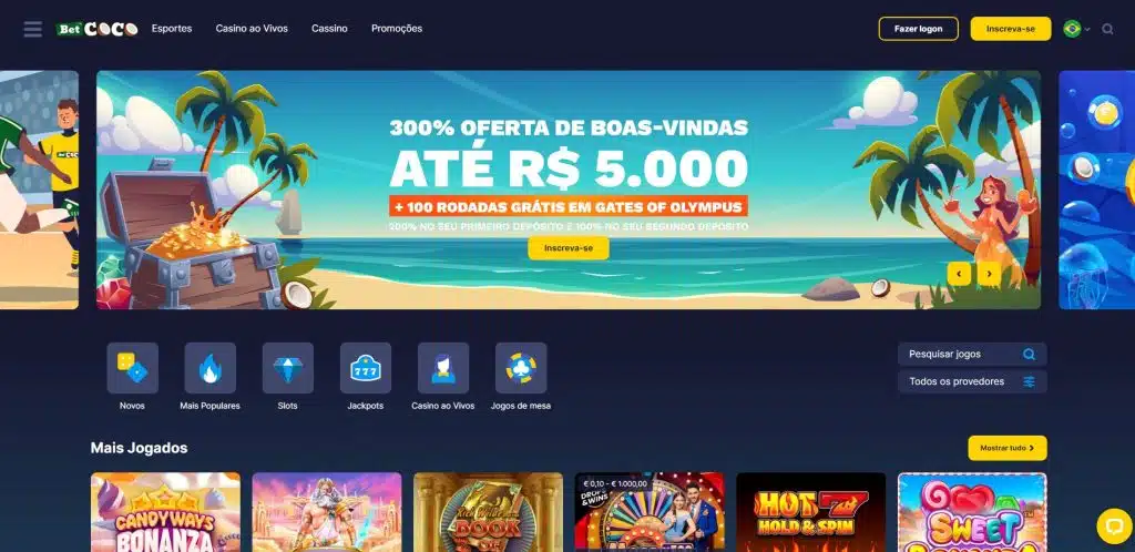 Betcoco Casino - Bônus de Boas-Vindas