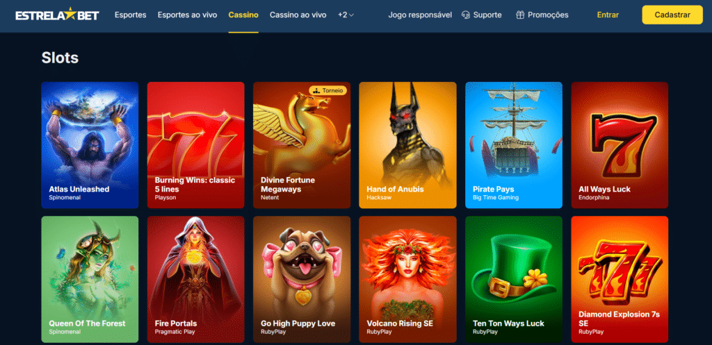 Captura de tela 2025-03-25 192350 Seção de Jogos de Caça-Níqueis - Estrelabet Casino