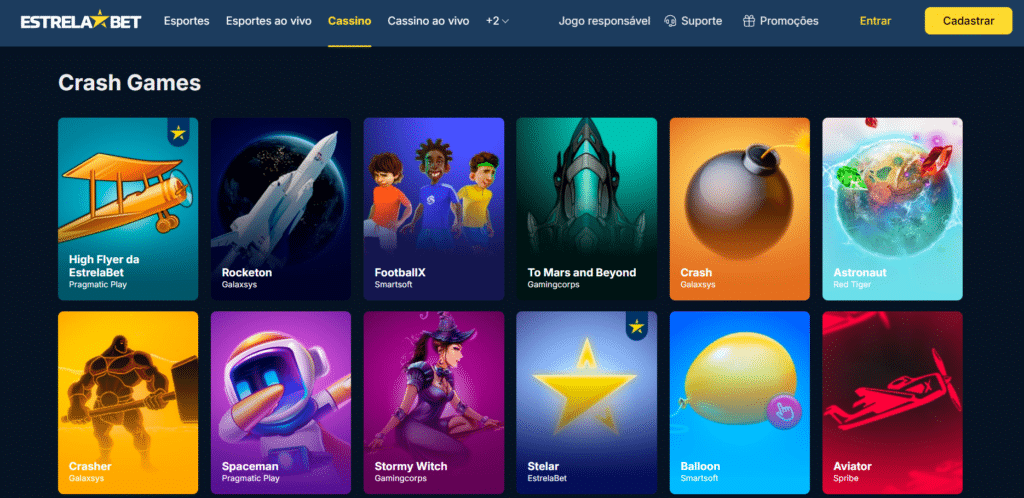 Captura de tela 2025-03-25 192408 Seção de Jogos Crash - EstrelaBet Casino