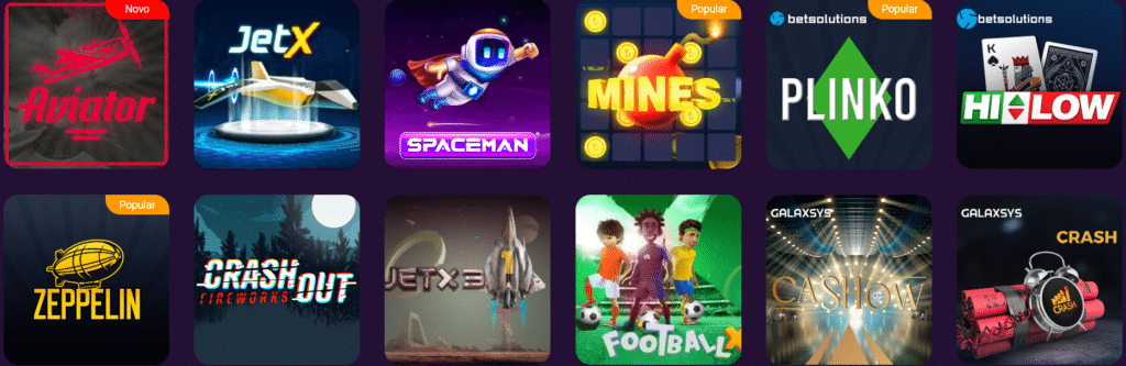 Betsat Casino – Seção de Jogos Crash