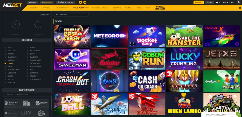 Melbet Casino – Casino – Seção de Jogos Crash