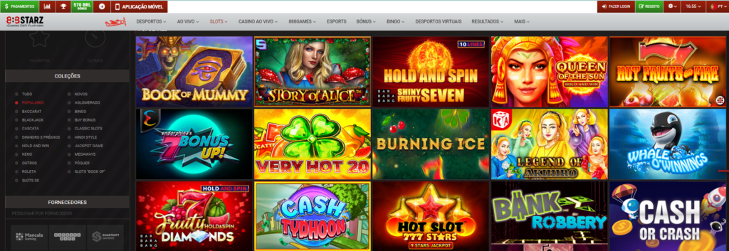 888starz Casino – Seção de Caça-Níqueis