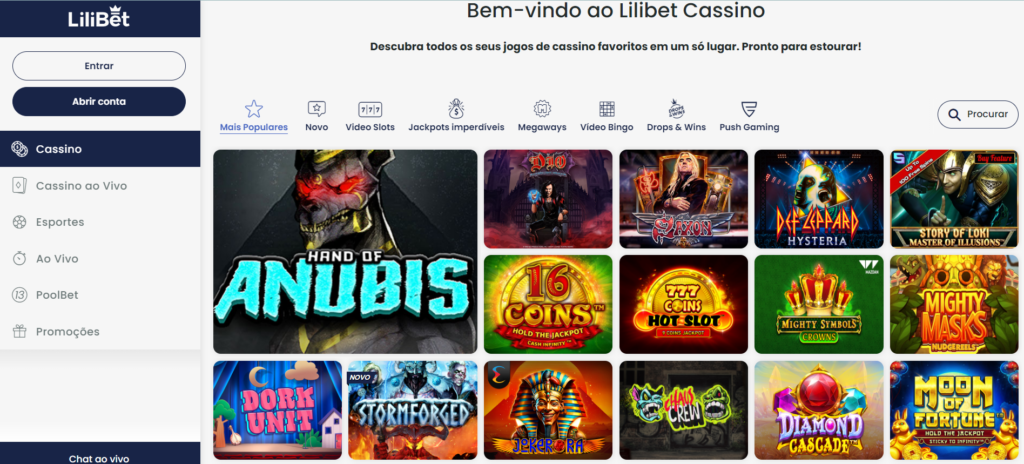 Lilibet Casino – Seção de Caça-Níqueis