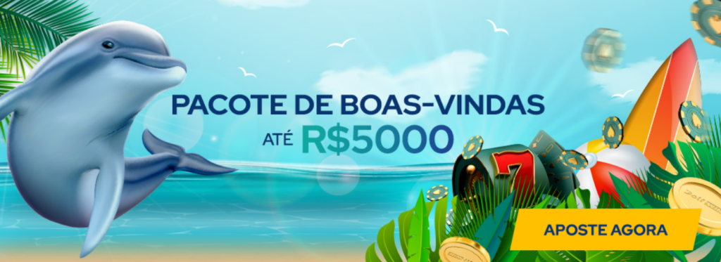 Pacote de bônus de boas-vindas - Dolfwin Casino