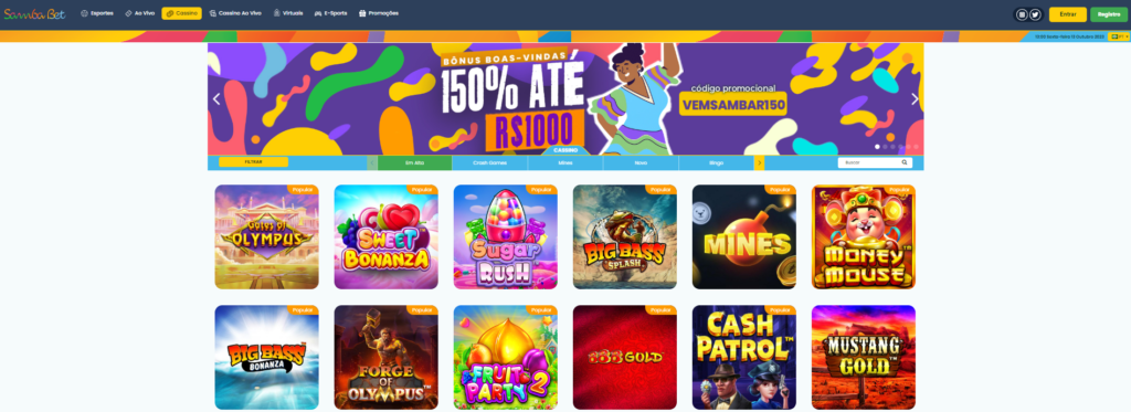 Sambabet Casino – Seção de Caça-Níqueis