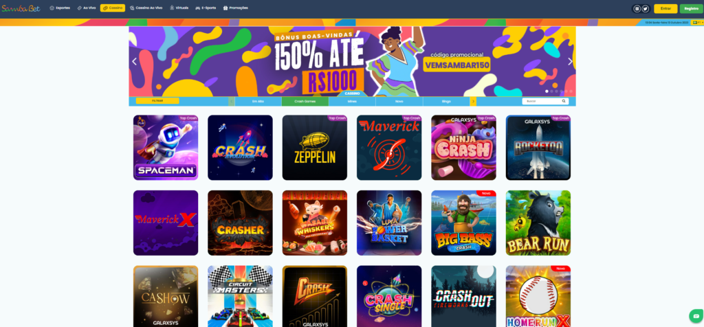 Sambabet Casino – Seção de Jogos Crash