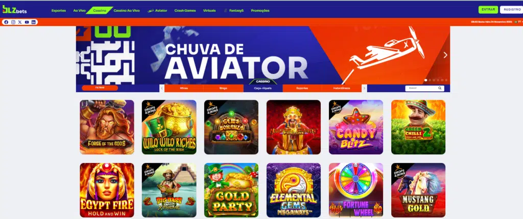 Seção de jogos de caça-níqueis - BLZbets Casino