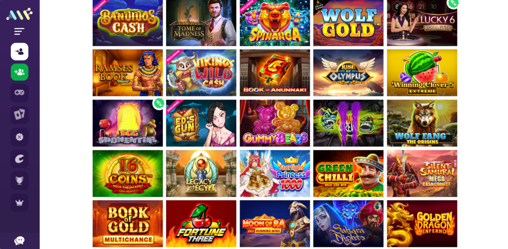 Seção de Jogos de Caça-Níqueis - Alf Casino