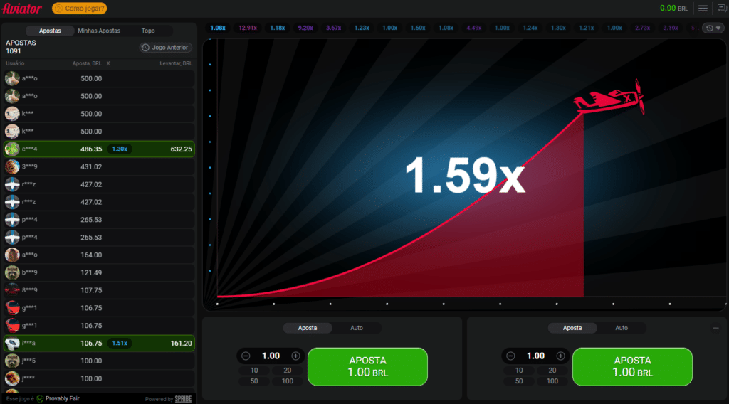 Seção de jogos crash – Spinanga Casino