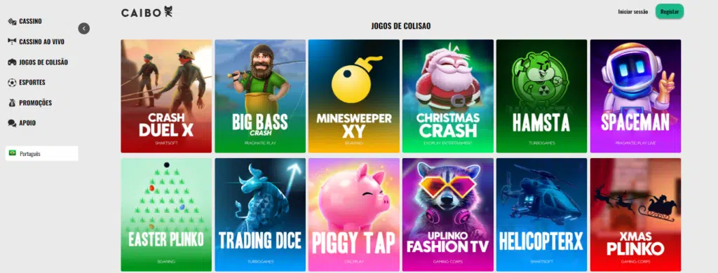 Seção de jogos crash - Caibo Casino