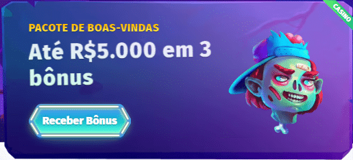 Pacote de boas-vindas - Casombie Casino