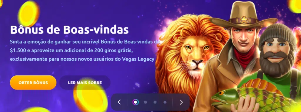 Bônus de boas-vindas - VegasLegacy Casino