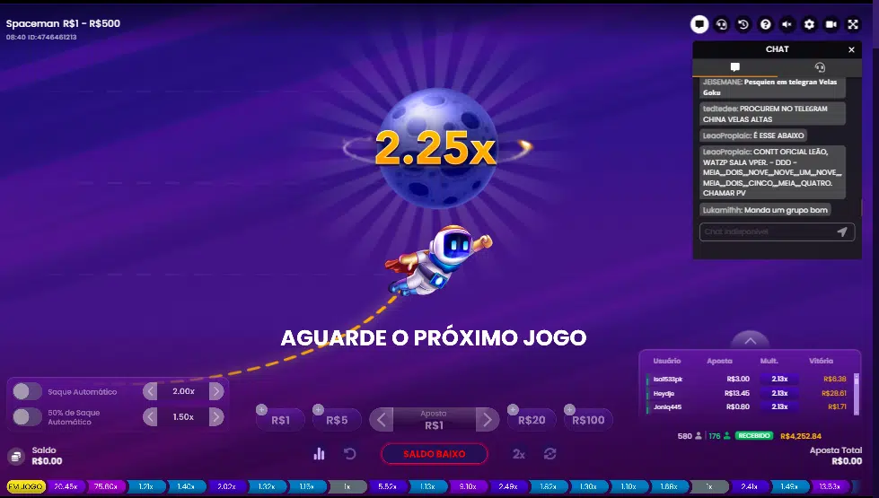 Seção de jogos crash - Novajackpot Casino