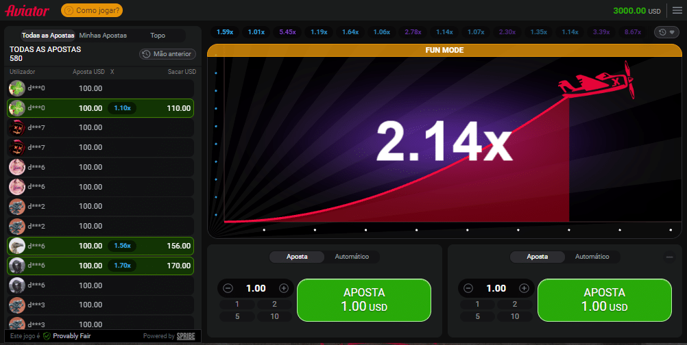 Seção de jogos crash - 777Onfire Casino