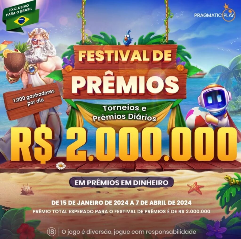 Promoção Pragmatic Play exclusiva para o Brasil