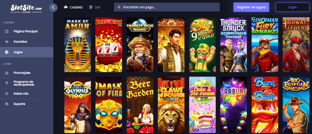 Seção de Jogos de Caça-níqueis - SlotSite Casino