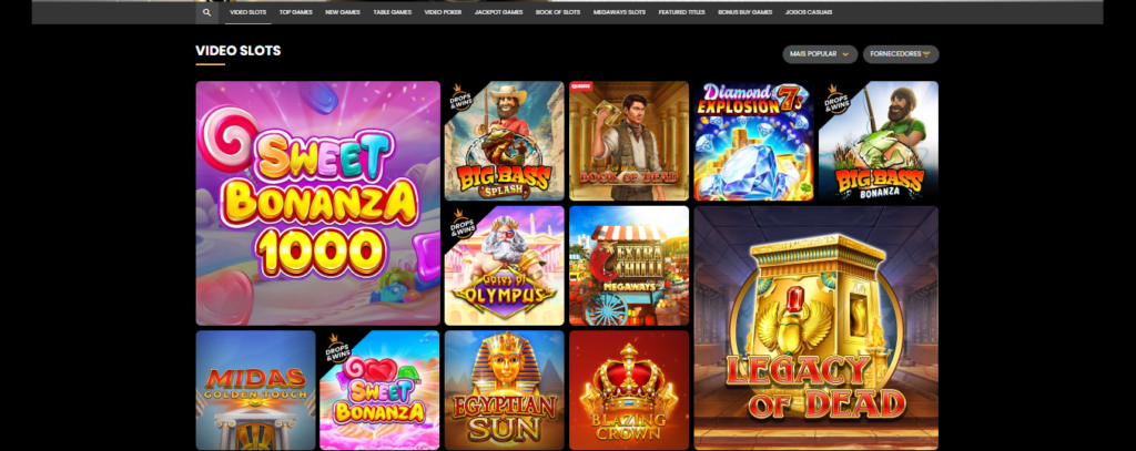 Seção de jogos de caça-níqueis - EmirBet Casino