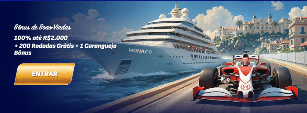 Bônus de boas-vindas - Wonaco Casino 