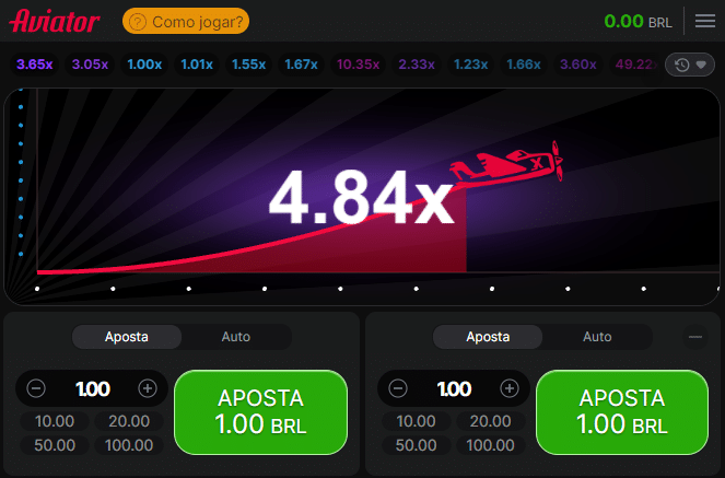 Seção de jogos crash - RoyalGame Casino