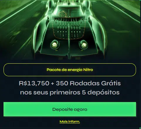 Pacote de boas-vindas - Nitrobet Casino